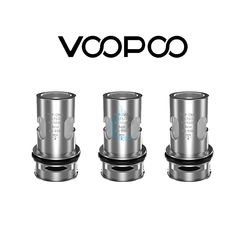 VOOPOO COIL DI RICAMBIO DRAG S PRO E DRAG X PRO TPPX DM3 0.15 OHM (3PZ)