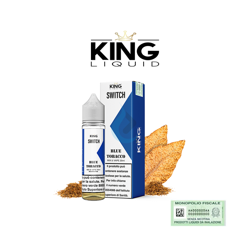 King Liquid Switch Blue Tobacco Sigaretta Elettronica