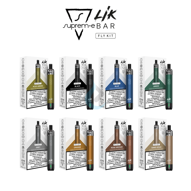 lik bar sigaretta elettronica prezzo LIK BAR FLY Kit Sand Gold main image 0
